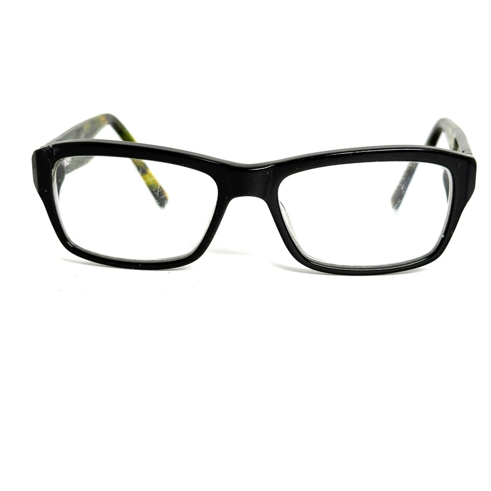 Nike 5525 015 Eyeglasses Frames Black Camo Green Rectangular 48-15-130 Kids Mens